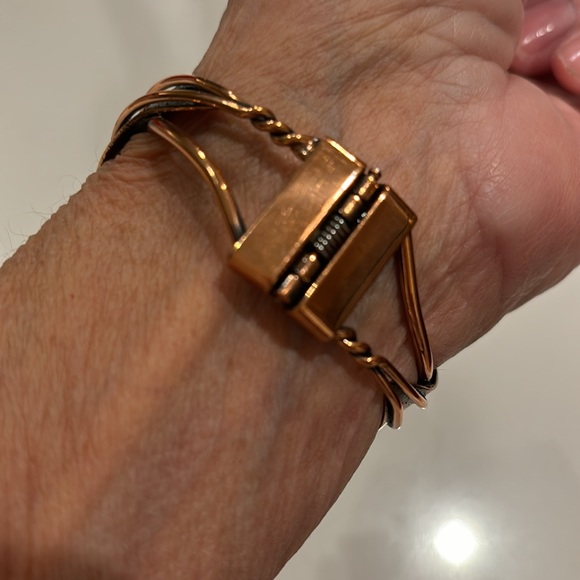 Vintage 50s Matisse Renoir Copper Bracelet - Picture 6 of 6